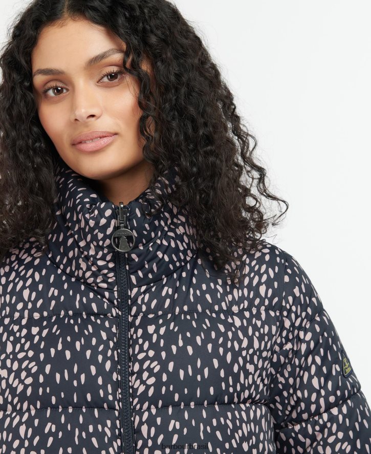 roupas Barbour jaqueta acolchoada marin veado marinho escuro/marinho escuro mulheres NH44421448