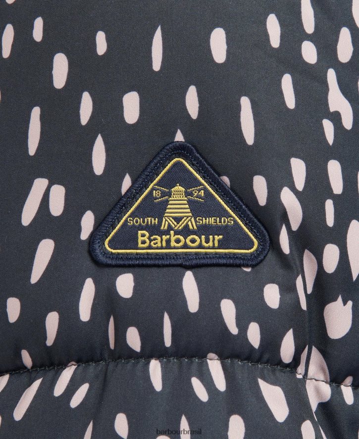 roupas Barbour jaqueta acolchoada marin veado marinho escuro/marinho escuro mulheres NH44421448