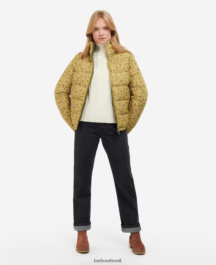 roupas Barbour jaqueta acolchoada marin veado marinho escuro/marinho escuro mulheres NH44421515