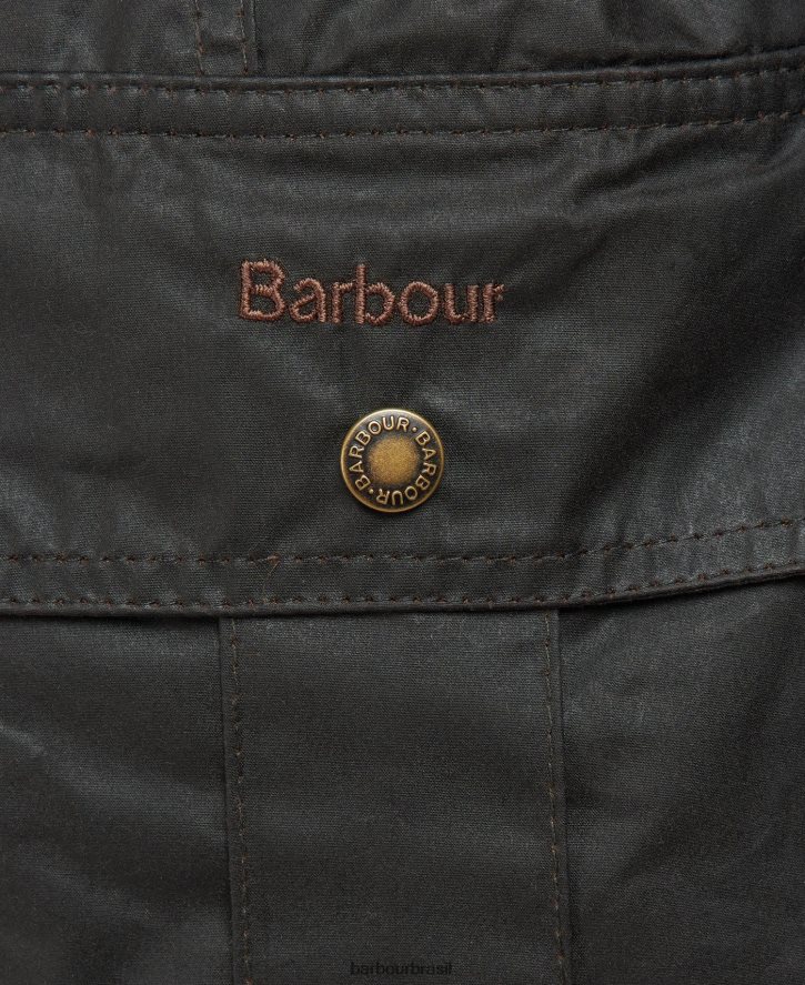 roupas Barbour jaqueta encerada beadnell com cinto rústico/clássico mulheres NH44421394