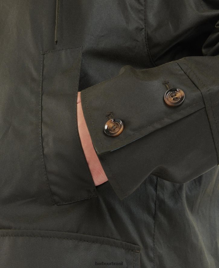 roupas Barbour x House of Hackney Jaqueta de Cera Petiver areia/limerência/céu mulheres NH44421374