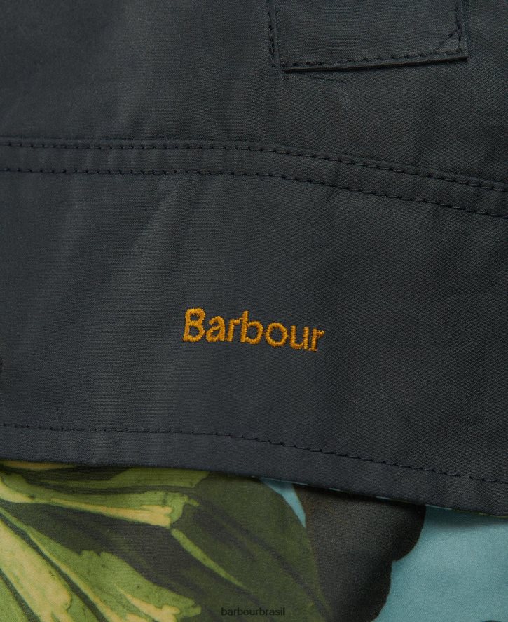roupas Barbour x House of Hackney jaqueta de cera manobrável limerência/céu/marinha mulheres NH44421384