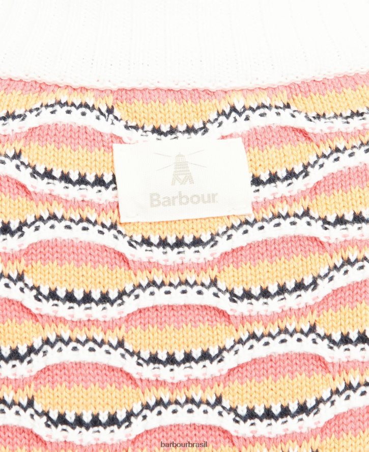 roupas Barbour camisola de tricô kailani luz múltipla mulheres NH44421946