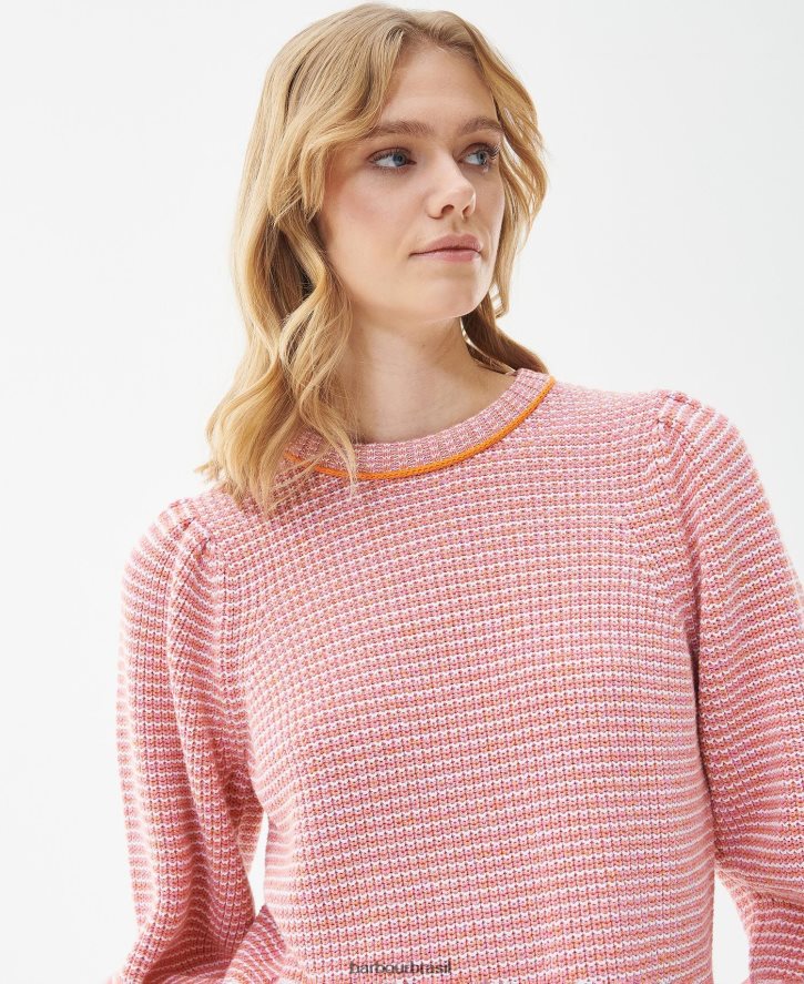 roupas Barbour jumper de malha snapdragon clássico multi mulheres NH44421924