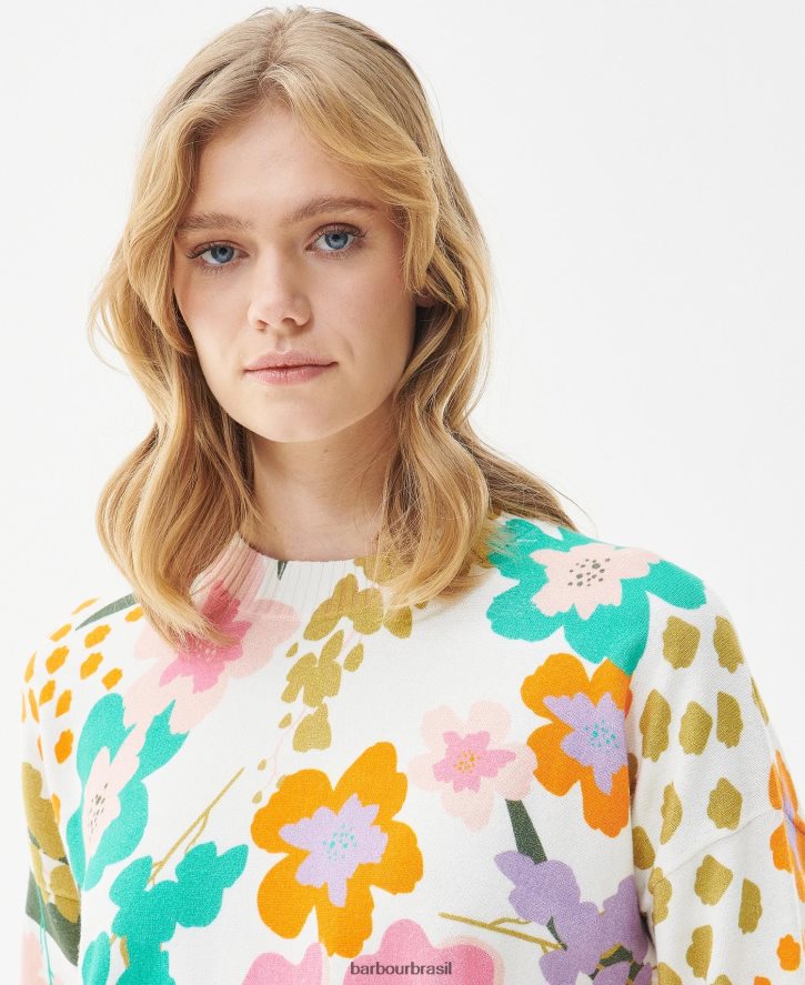 roupas Barbour macacão tricô delphinium clássico multi mulheres NH44421914