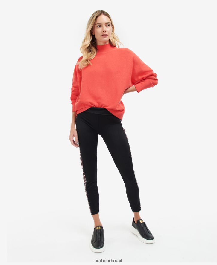 roupas Barbour macacão tricô roland preto clássico mulheres NH44421951