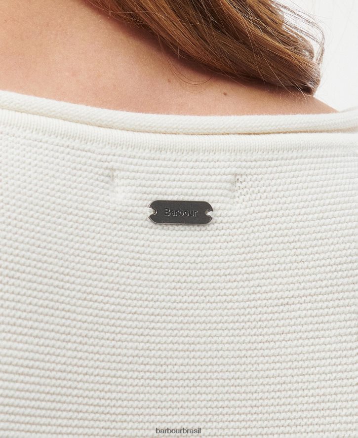roupas Barbour macacão tricot com listras mariner clássico multi mulheres NH44421930