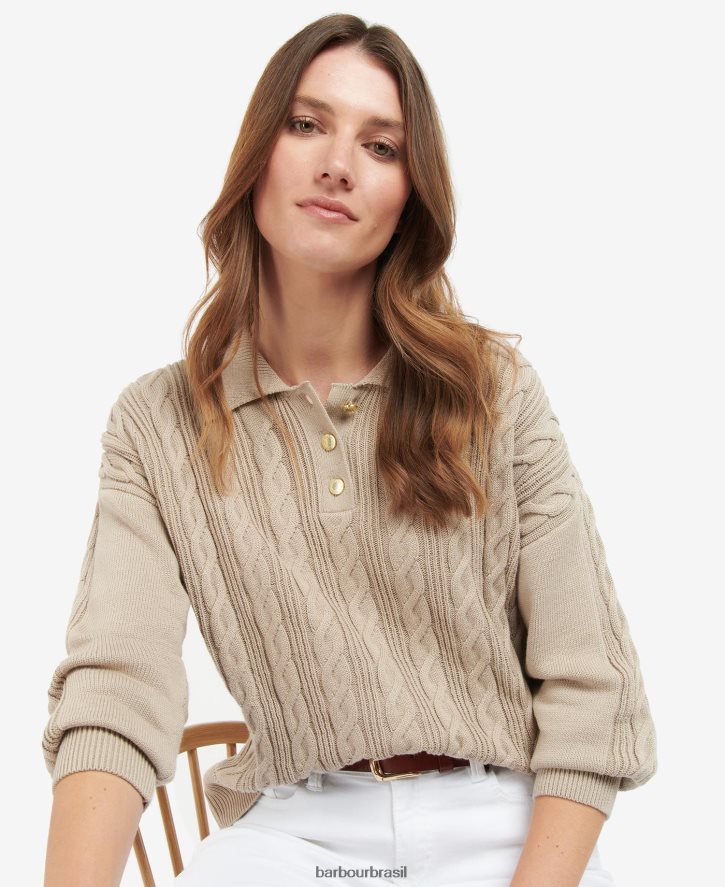 roupas Barbour macacão zimbro areia clara mulheres NH44421912