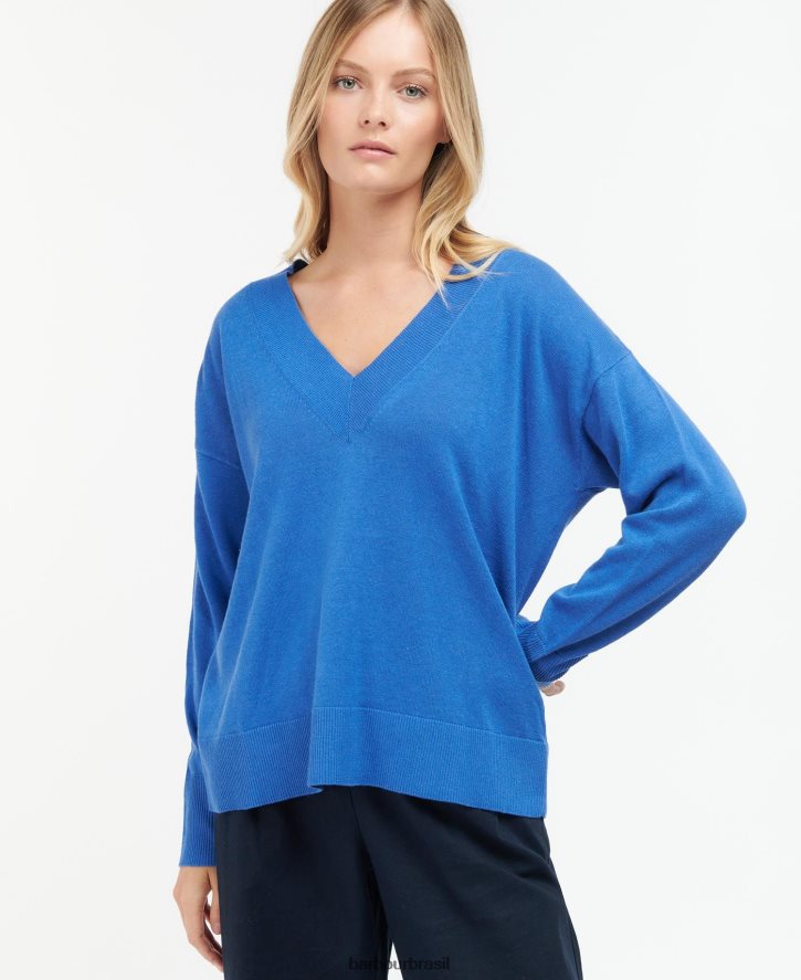 roupas Barbour porta de banho tricô campainha mulheres NH44421935