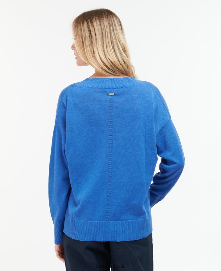 roupas Barbour porta de banho tricô campainha mulheres NH44421935