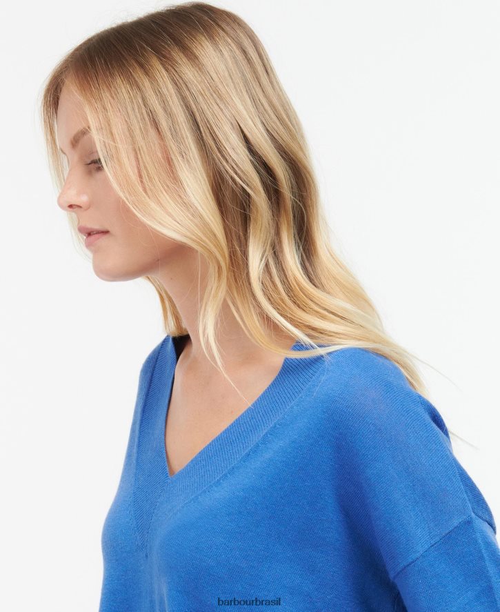 roupas Barbour porta de banho tricô campainha mulheres NH44421935