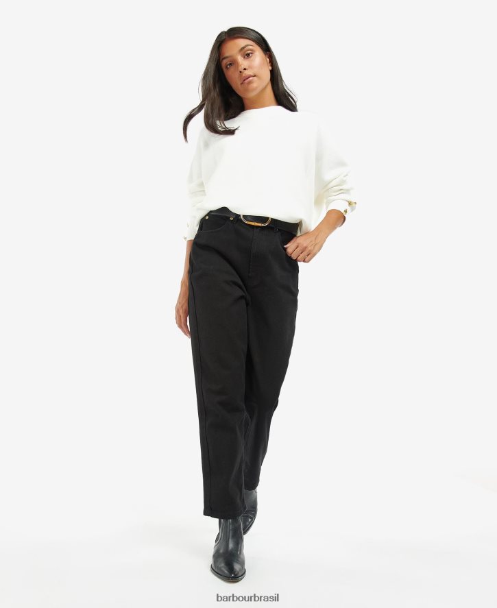 roupas Barbour saltador kubicano meia-noite verde mulheres NH44421964