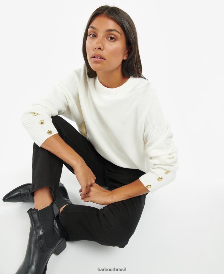 roupas Barbour saltador kubicano meia-noite verde mulheres NH44421964