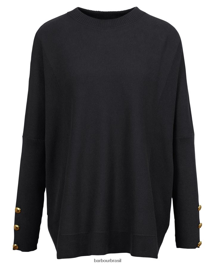 roupas Barbour saltador kubicano meia-noite verde mulheres NH44421972