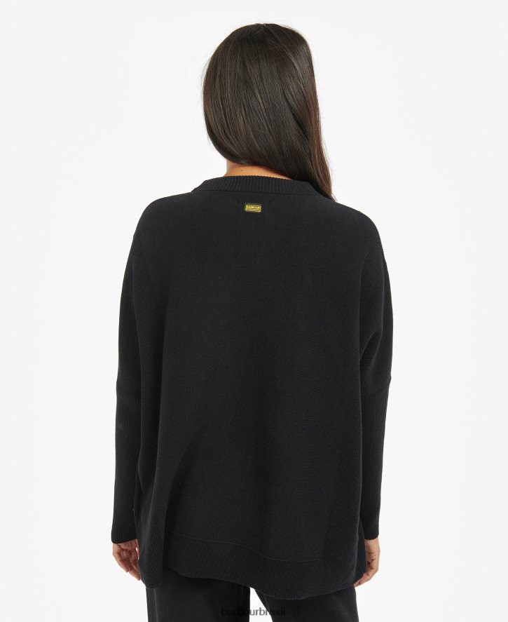 roupas Barbour saltador kubicano meia-noite verde mulheres NH44421972