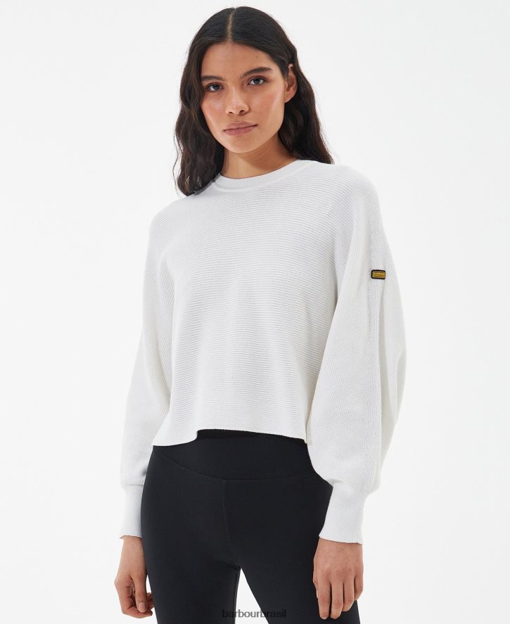 roupas Barbour saltador sanderson coral atômico mulheres NH44421965