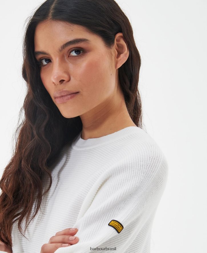 roupas Barbour saltador sanderson coral atômico mulheres NH44421965