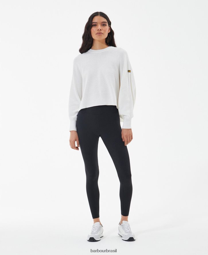 roupas Barbour saltador sanderson coral atômico mulheres NH44421965