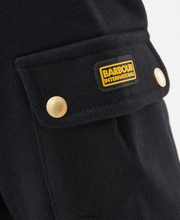 roupas Barbour magna moletom com zíper preto mulheres NH44421997