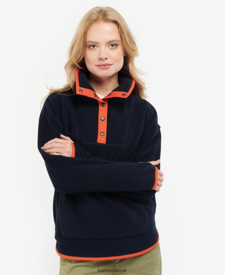 roupas Barbour moletom berrington nori verde mulheres NH44422031