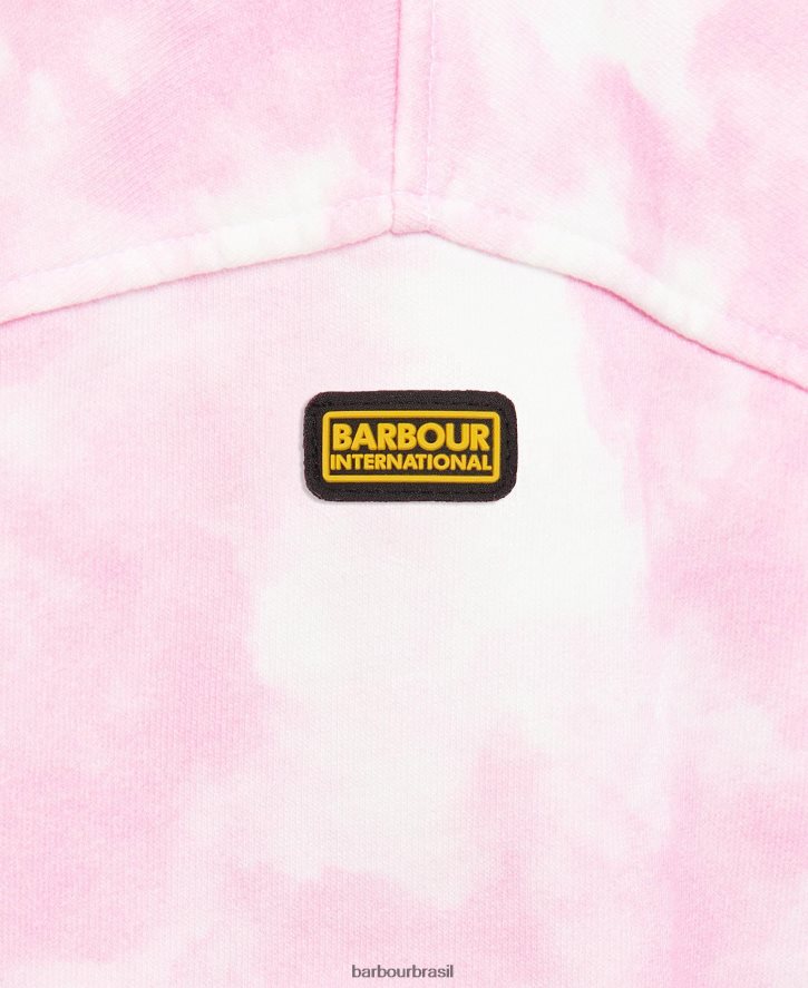 roupas Barbour moletom chinetti paixão rosa multi mulheres NH44422001
