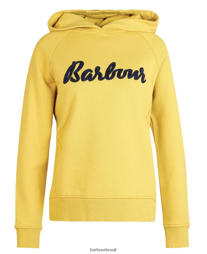 roupas Barbour moletom com capuz rosa de inverno mulheres NH44422033