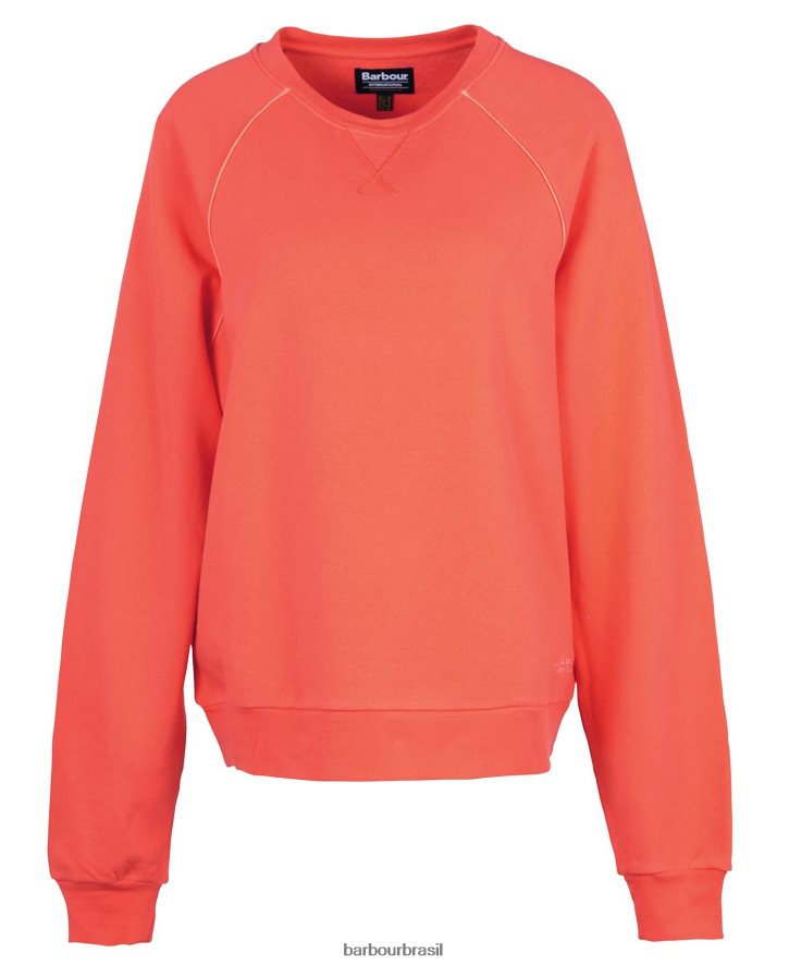 roupas Barbour moletom de algodão fenway Pimenta de caiena mulheres NH44422003