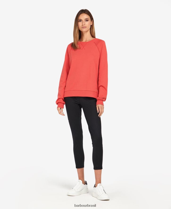 roupas Barbour moletom de algodão fenway Pimenta de caiena mulheres NH44422003