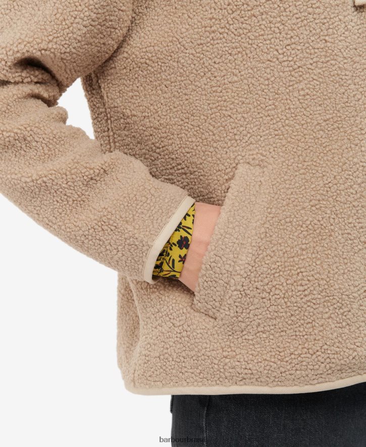 roupas Barbour moletom de lã shelly trincheira leve mulheres NH44422016