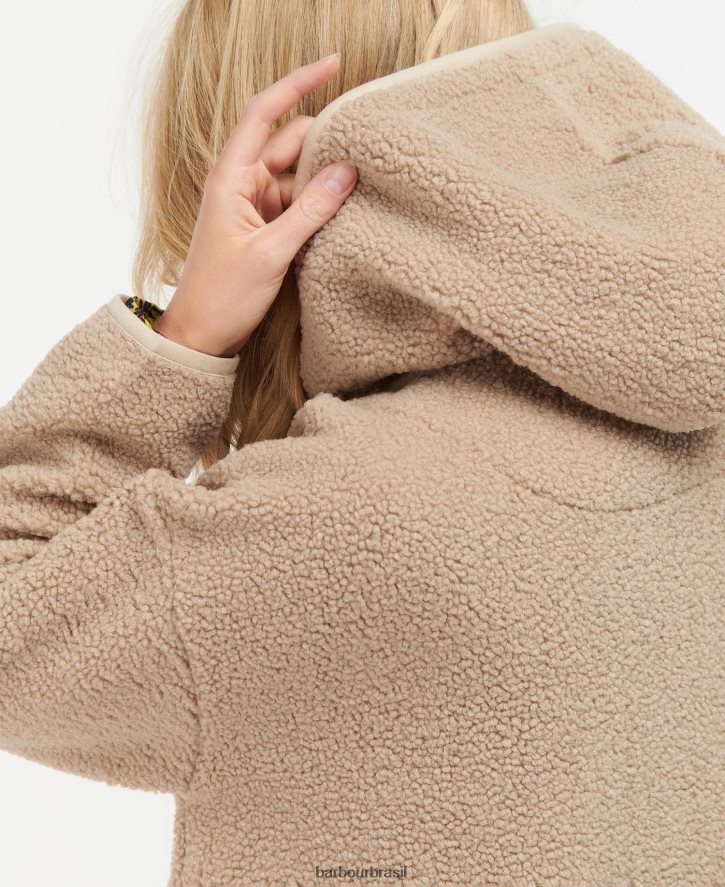 roupas Barbour moletom de lã shelly trincheira leve mulheres NH44422016