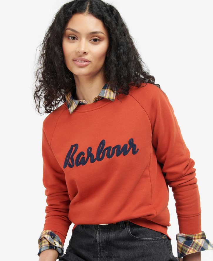 roupas Barbour moletom otterburn capim marram mulheres NH44422002