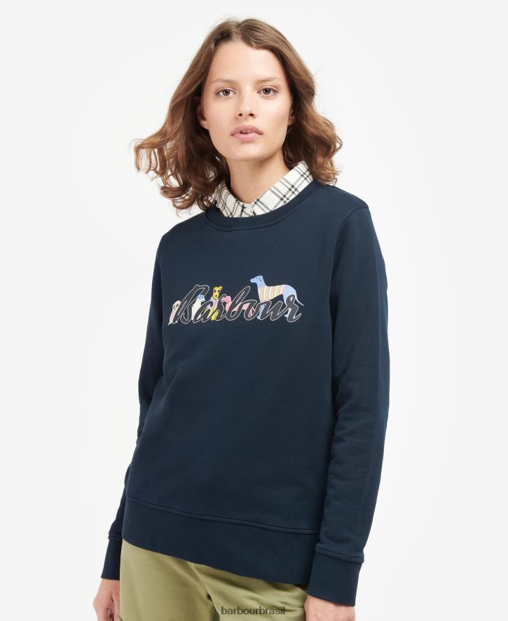 roupas Barbour saltador de Southport marinho clássico mulheres NH44422029