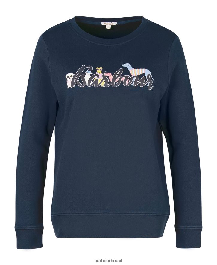 roupas Barbour saltador de Southport marinho clássico mulheres NH44422029