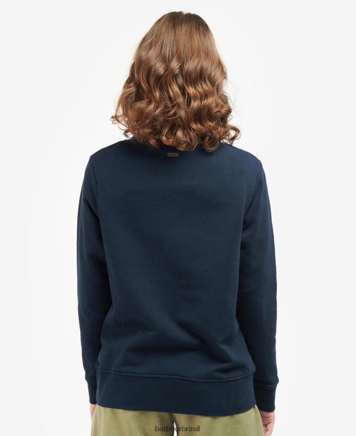 roupas Barbour saltador de Southport marinho clássico mulheres NH44422029