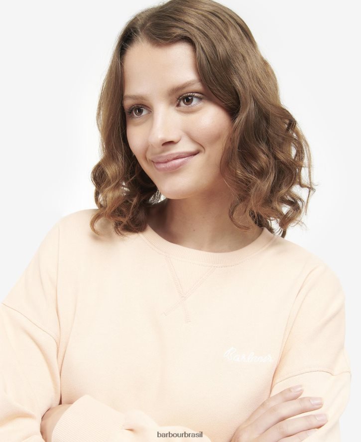 roupas Barbour saltador kenmore pêssego claro mulheres NH44422023