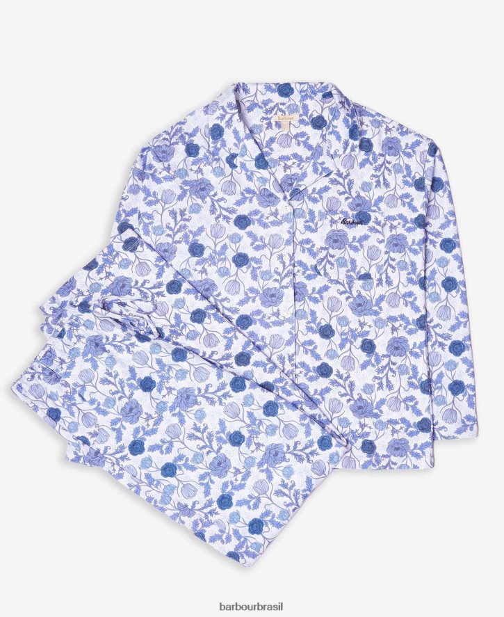 roupas Barbour conjunto de pijama darcy campânula floral mulheres NH44422041