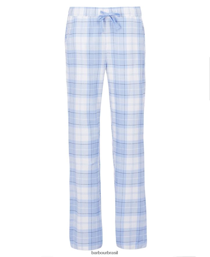 roupas Barbour conjunto de pijama ellery xadrez rosa mulheres NH44422037