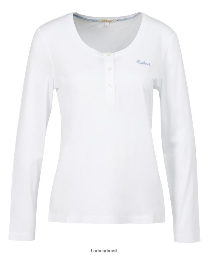 roupas Barbour conjunto de pijama etta henley lt grey marl mulheres NH44422039