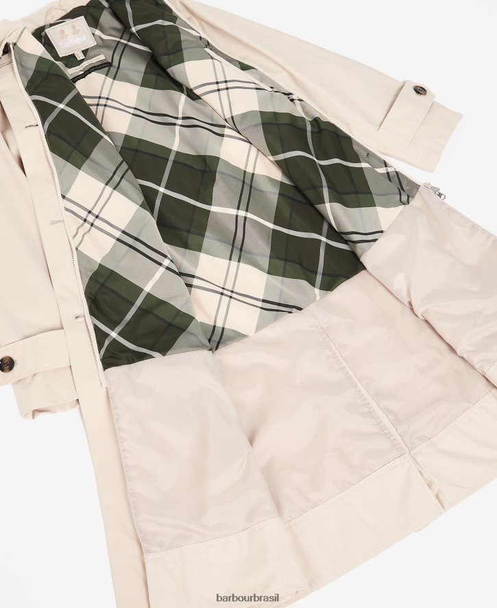 roupas Barbour gabardina somerland marinho escuro/choupo antigo mulheres NH44421523