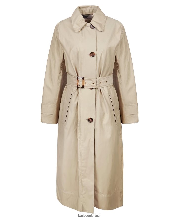 roupas Barbour gabardina somerland marinho escuro/choupo antigo mulheres NH44421530