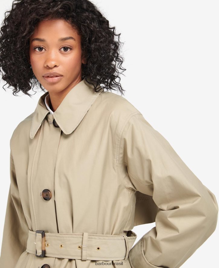 roupas Barbour gabardina somerland marinho escuro/choupo antigo mulheres NH44421530