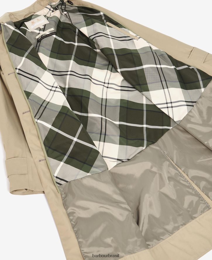 roupas Barbour gabardina somerland marinho escuro/choupo antigo mulheres NH44421530