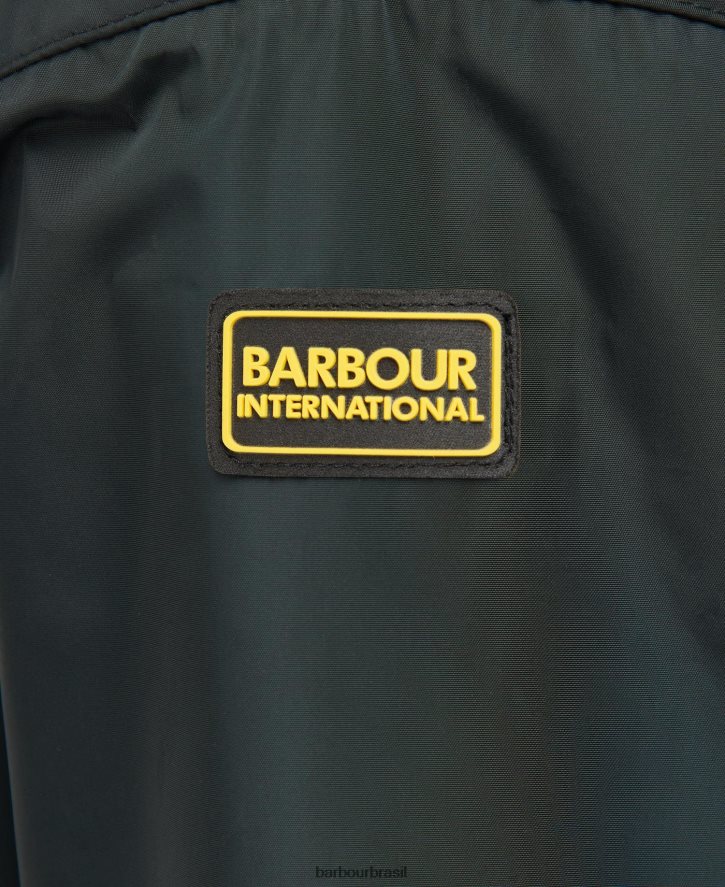 roupas Barbour trench coat impermeável crossfields verde palmer mulheres NH44421532