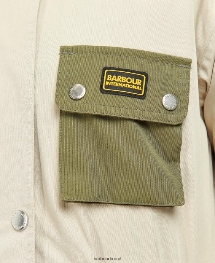 roupas Barbour trench coat impermeável thruxton meia-noite verde mulheres NH44421535