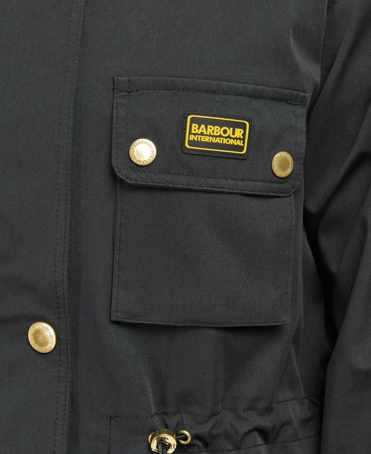 roupas Barbour trench coat impermeável thruxton meia-noite verde mulheres NH44421537