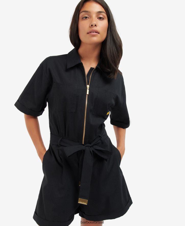 roupas Barbour macacão reis pistache gelado mulheres NH44421850