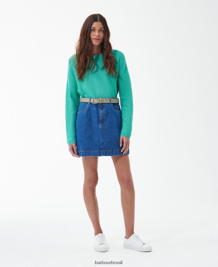 roupas Barbour saia cardo lavagem autêntica mulheres NH44421844