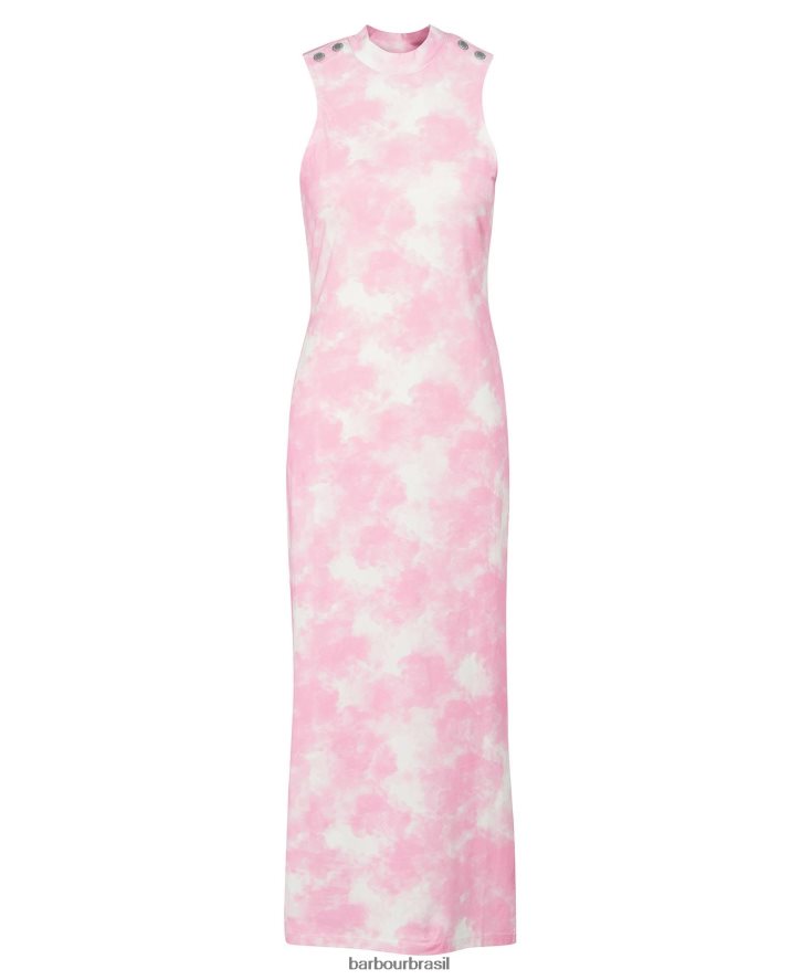 roupas Barbour vestido chinete paixão rosa multi mulheres NH44421894