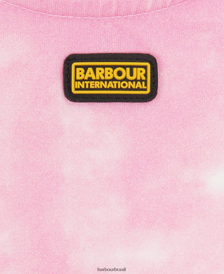 roupas Barbour vestido chinete paixão rosa multi mulheres NH44421894