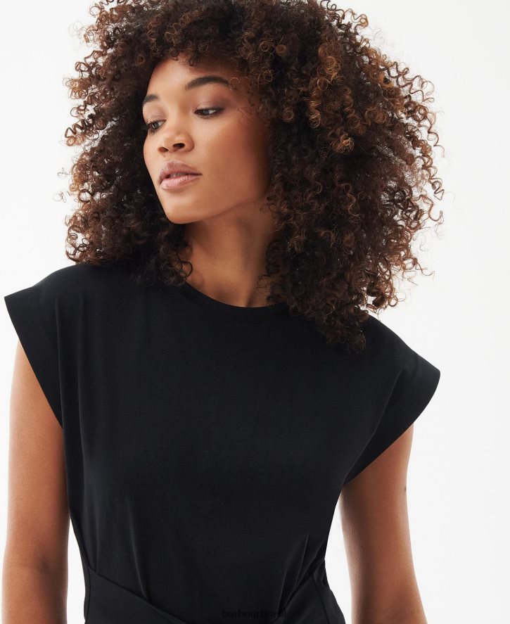 roupas Barbour vestido de almas preto clássico mulheres NH44421822